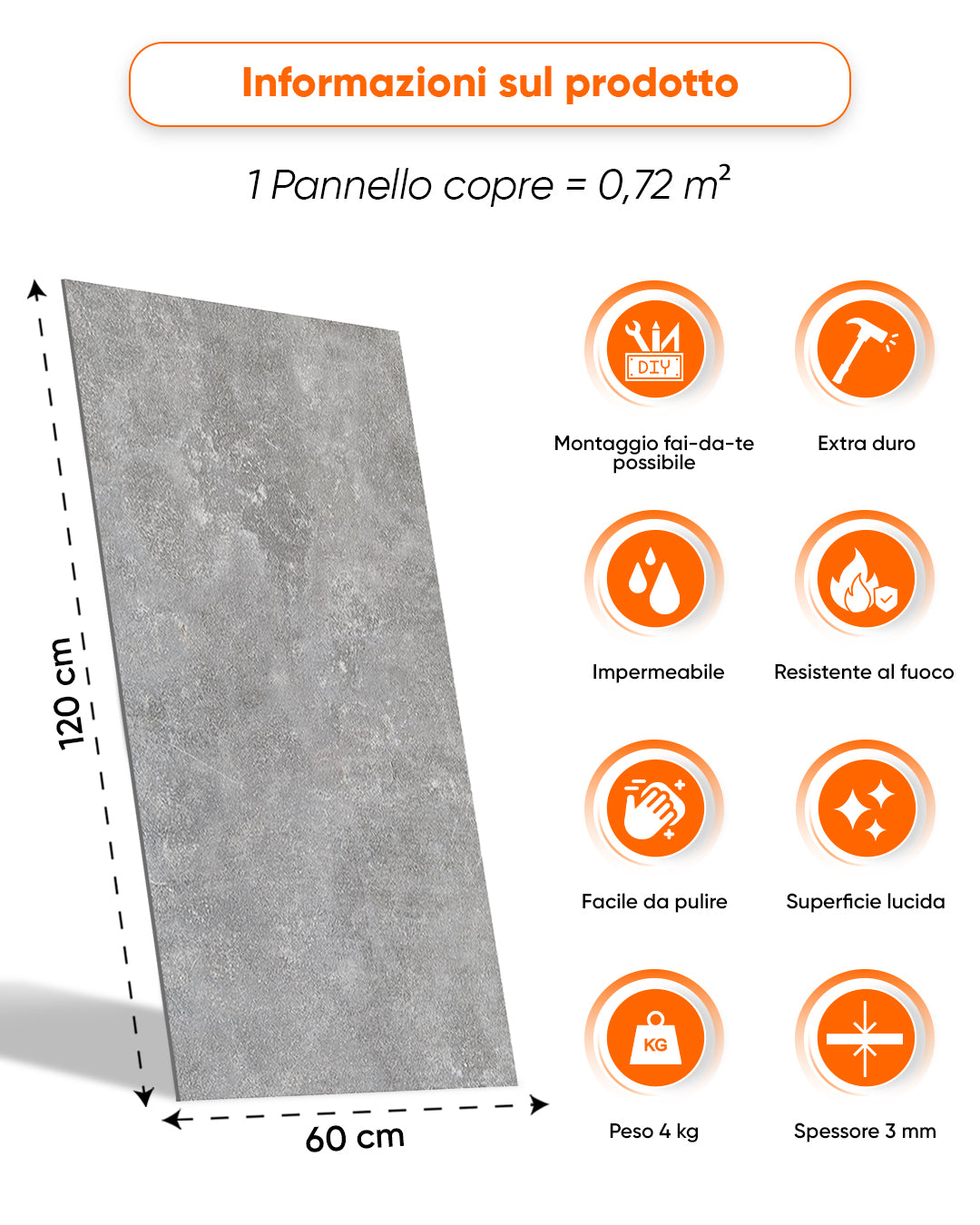 Alternativa in marmo alle piastrelle del bagno/ Moonwalk