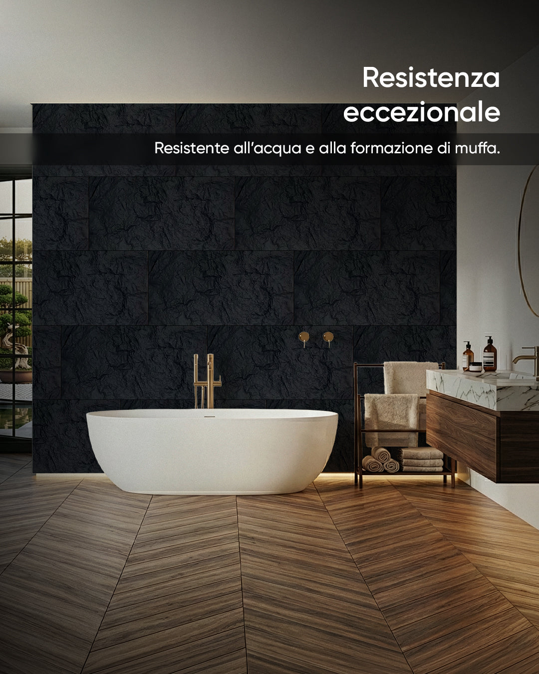 Night Stone Pannelli Murali 3D in Pietra Stone