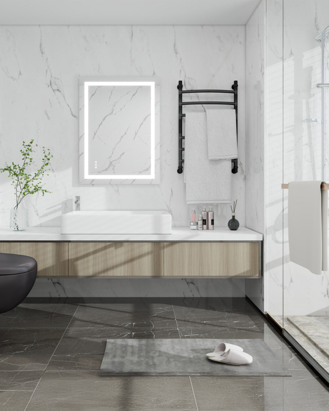 Pannello da parete SPC Bianco 60x120 cm – Oslo Weiß