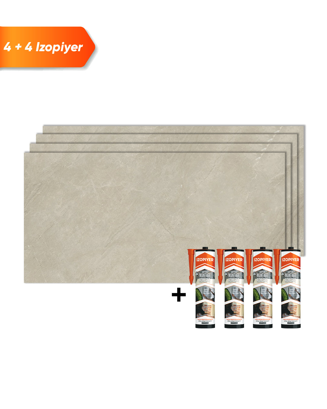 Pannello da parete SPC Grigio 60x120 cm – Sandstein Beige