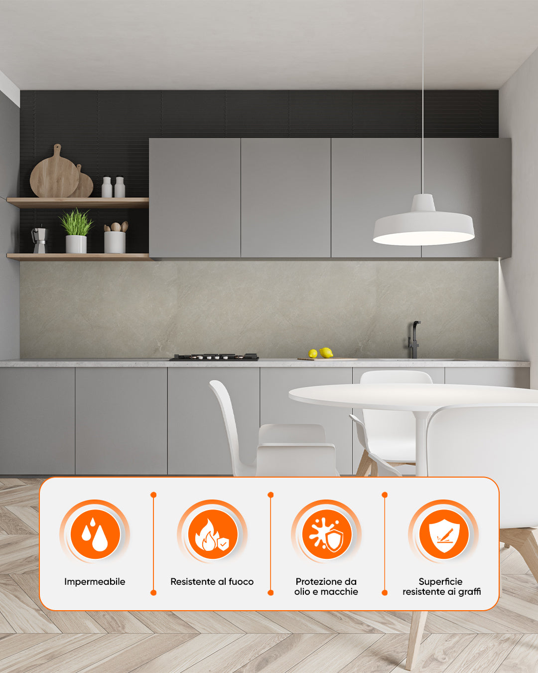 Pannello da parete SPC Grigio 60x120 cm – Sandstein Beige