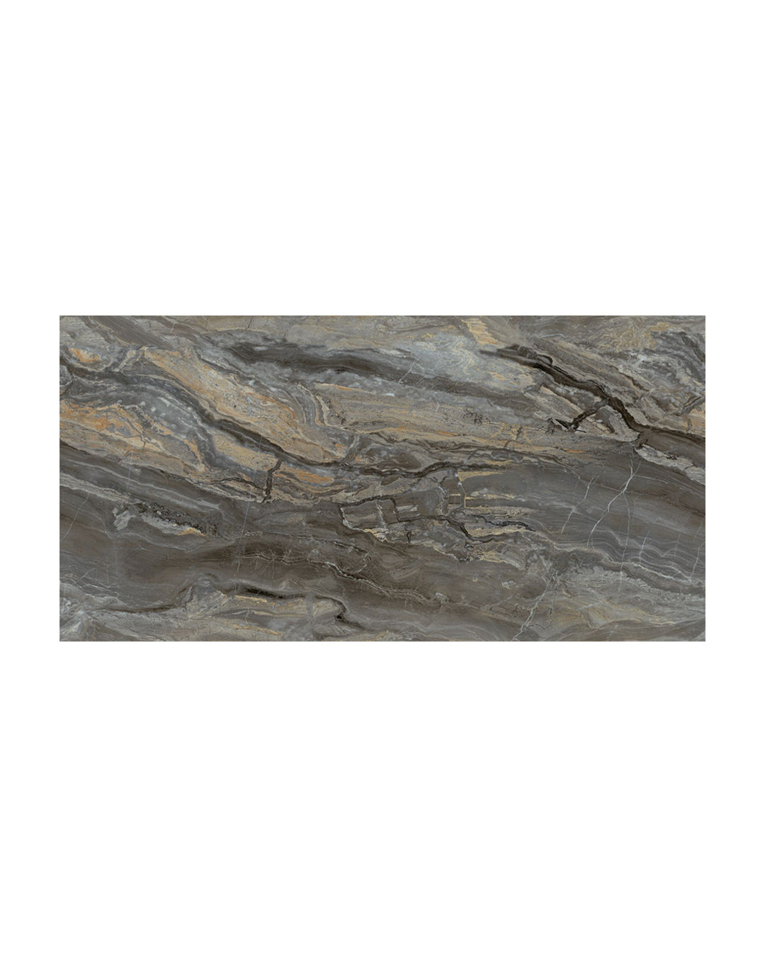 Rivestimento Parete Effetto Marmo 60x120 cm | Pannelli Parete in PVC Marmo – Smoky Brown