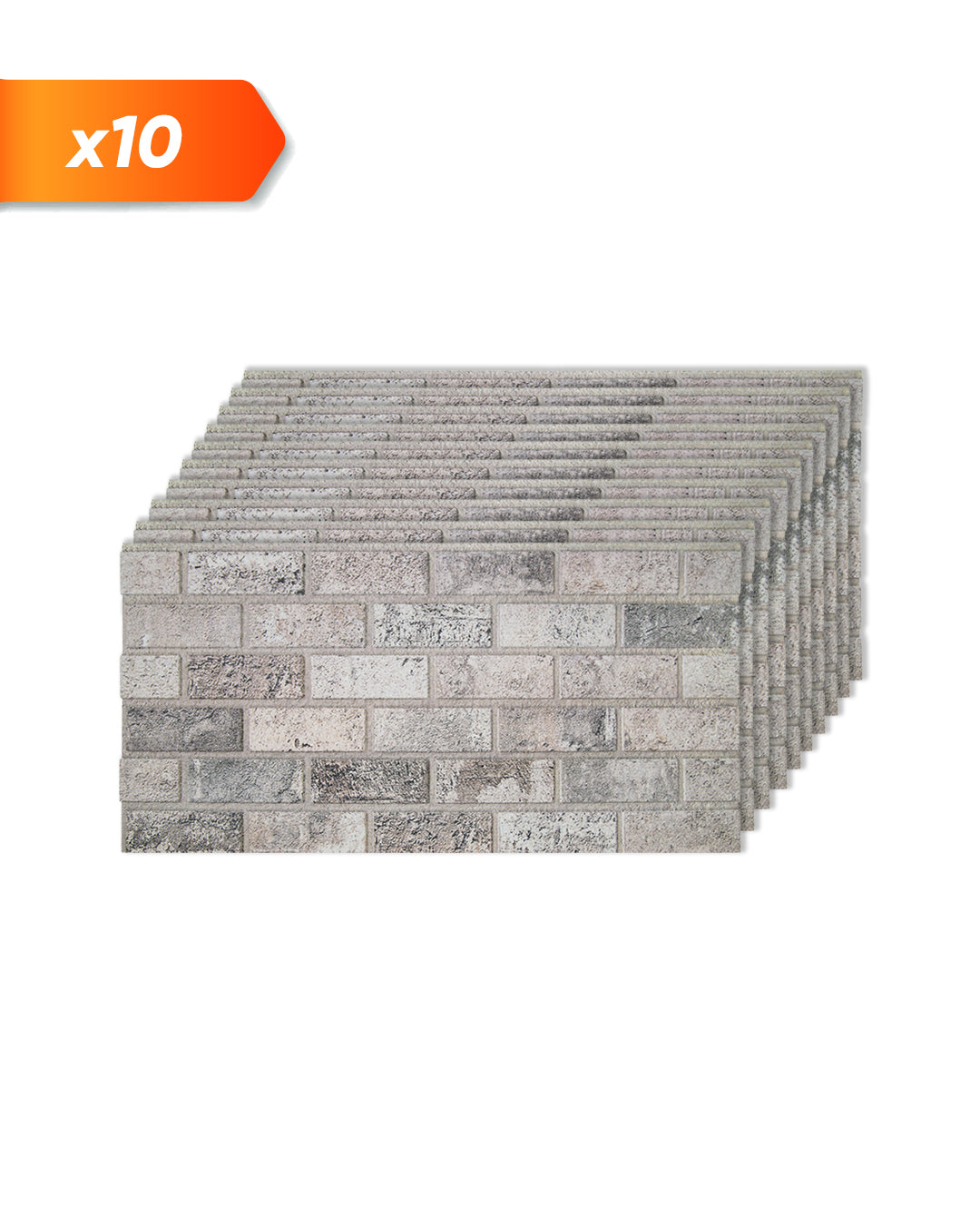 Pannello Parete 3D Effetto Pietra in EPS Resinato 100x50x2 cm - Beige Dream T-1902