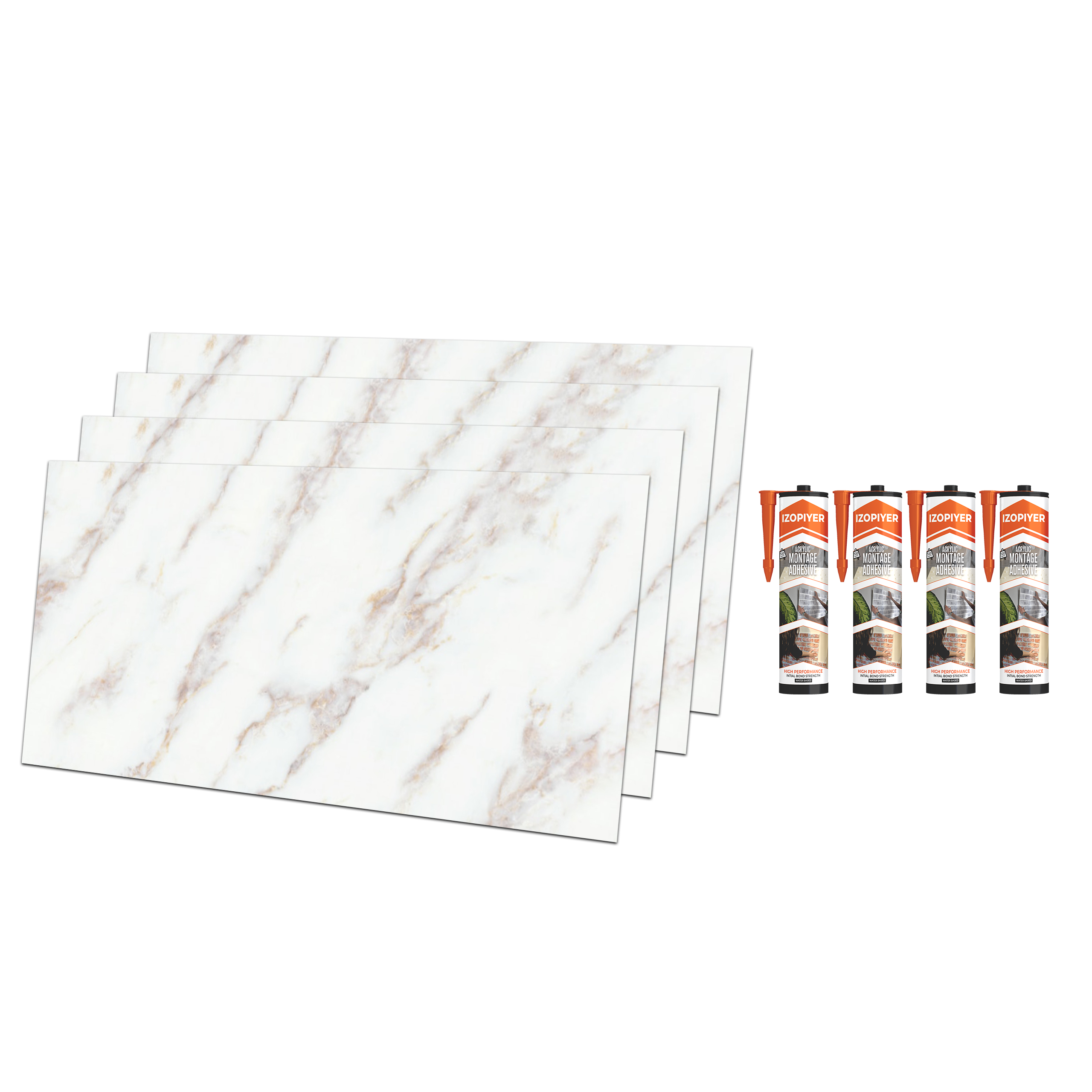 Alternativa in marmo alle piastrelle del bagno/ Ice Berg Beige